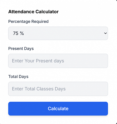 Topper Calculator View